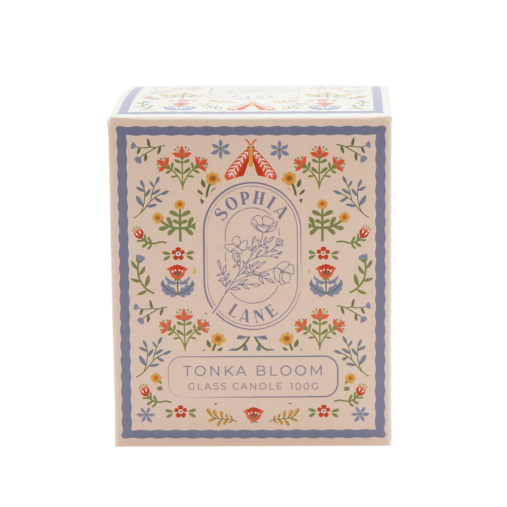 Sophia Lane Tonka Bloom Floral Candle 100g
