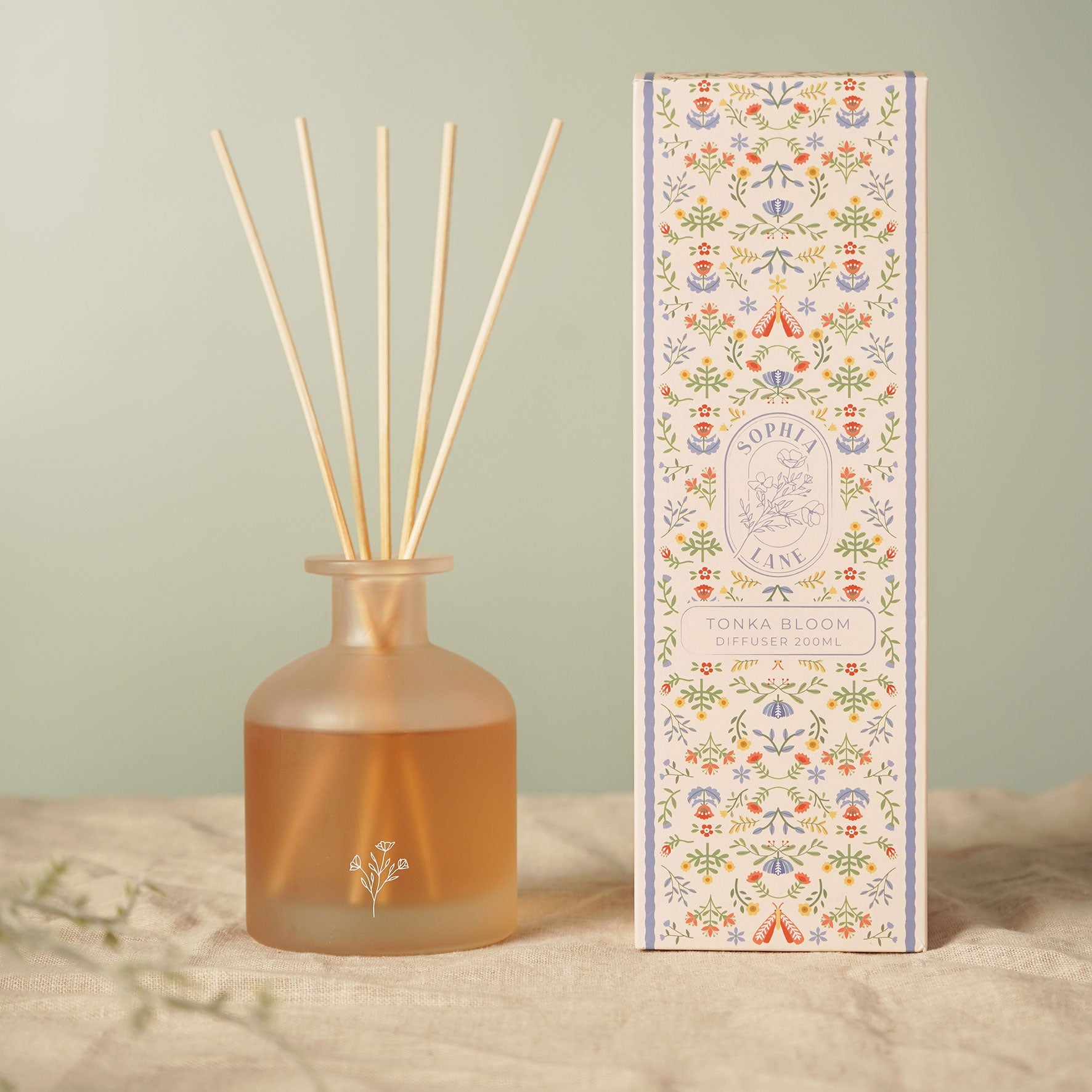 Sophia Lane Tonka Bloom Floral 200ml Diffuser