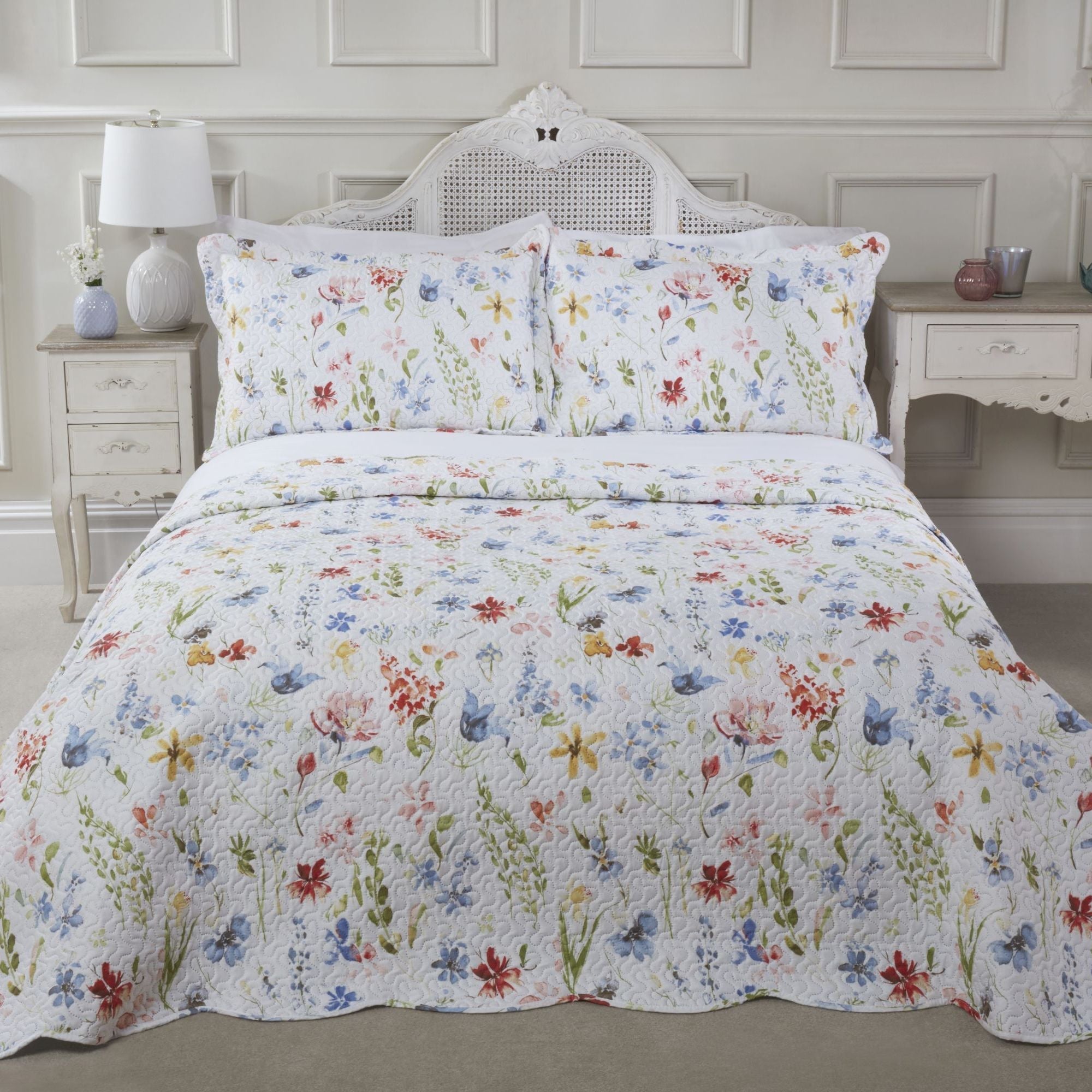 Spring Quilted Patchwork Bedspread Set