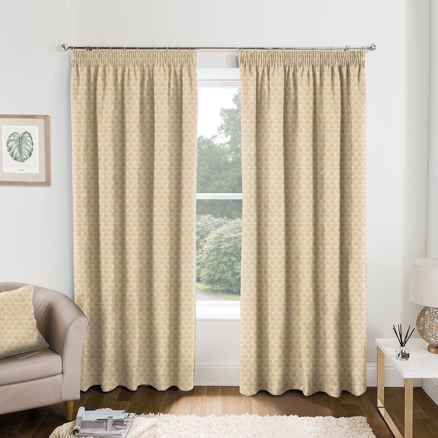 Sicily Silk Made to Measure Curtains