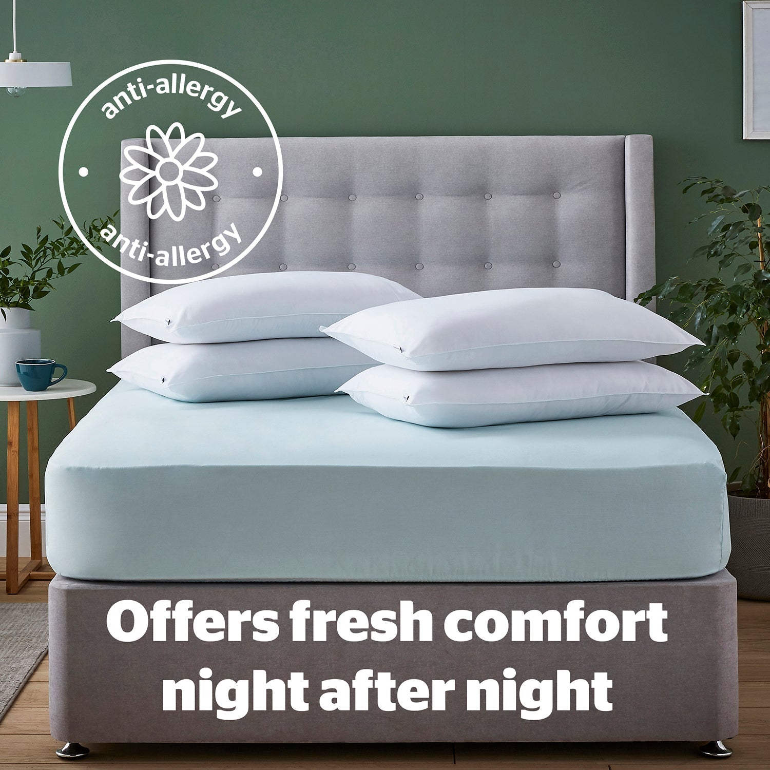 Silentnight Anti-Allergy Pillows (4 Pack) - Medium Support