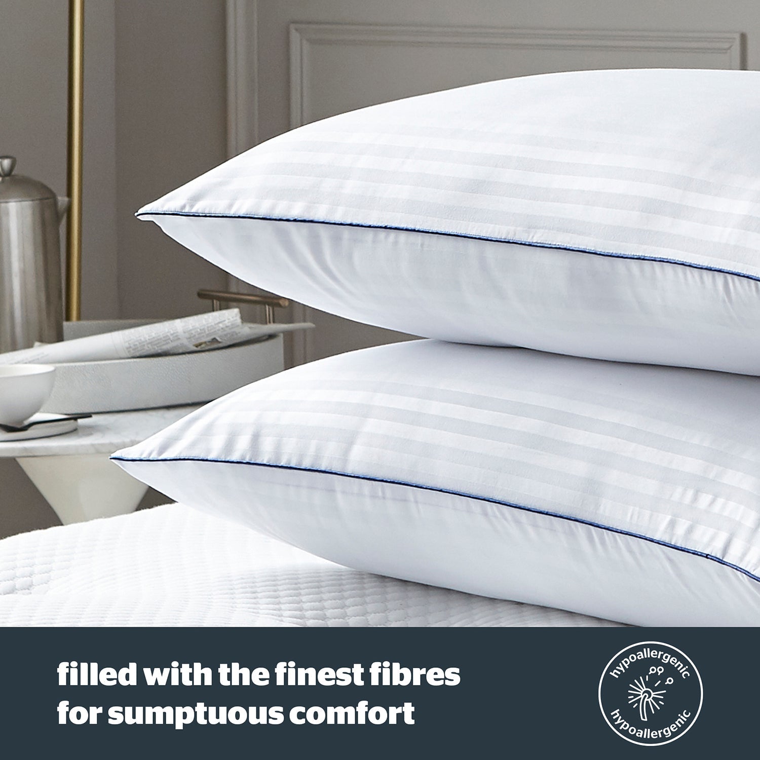 Silentnight Hotel Collection Pillow Pair - Soft/Medium Support