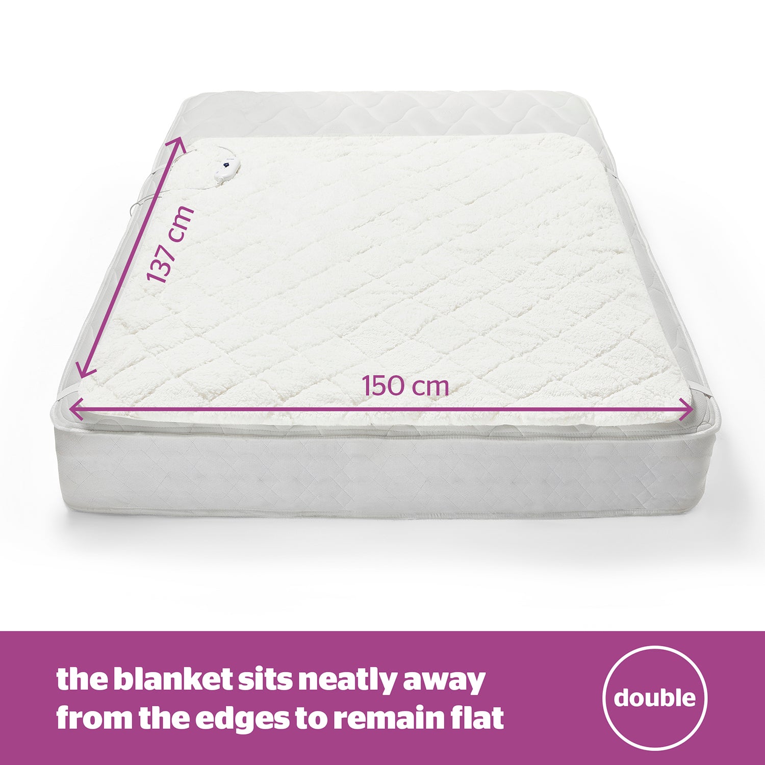 Silentnight Comfort Control Teddy Fleece Electric Blanket