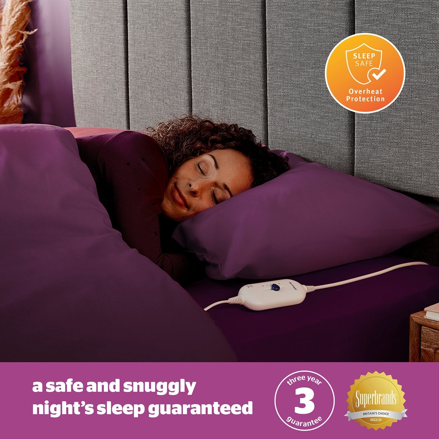 Silentnight Comfort Control Teddy Fleece Electric Blanket