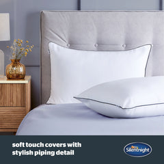 Silentnight Soft As Silk Pillow Pair (Soft/Medium Support)