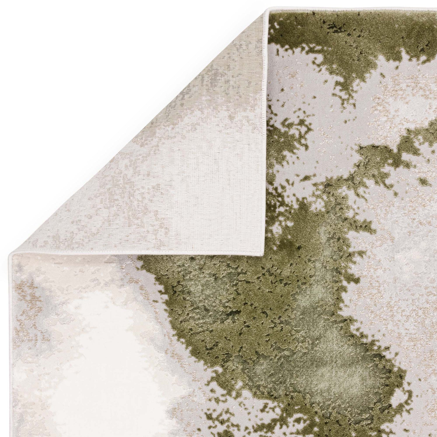 Stellar ST04 Abstract Green Rug