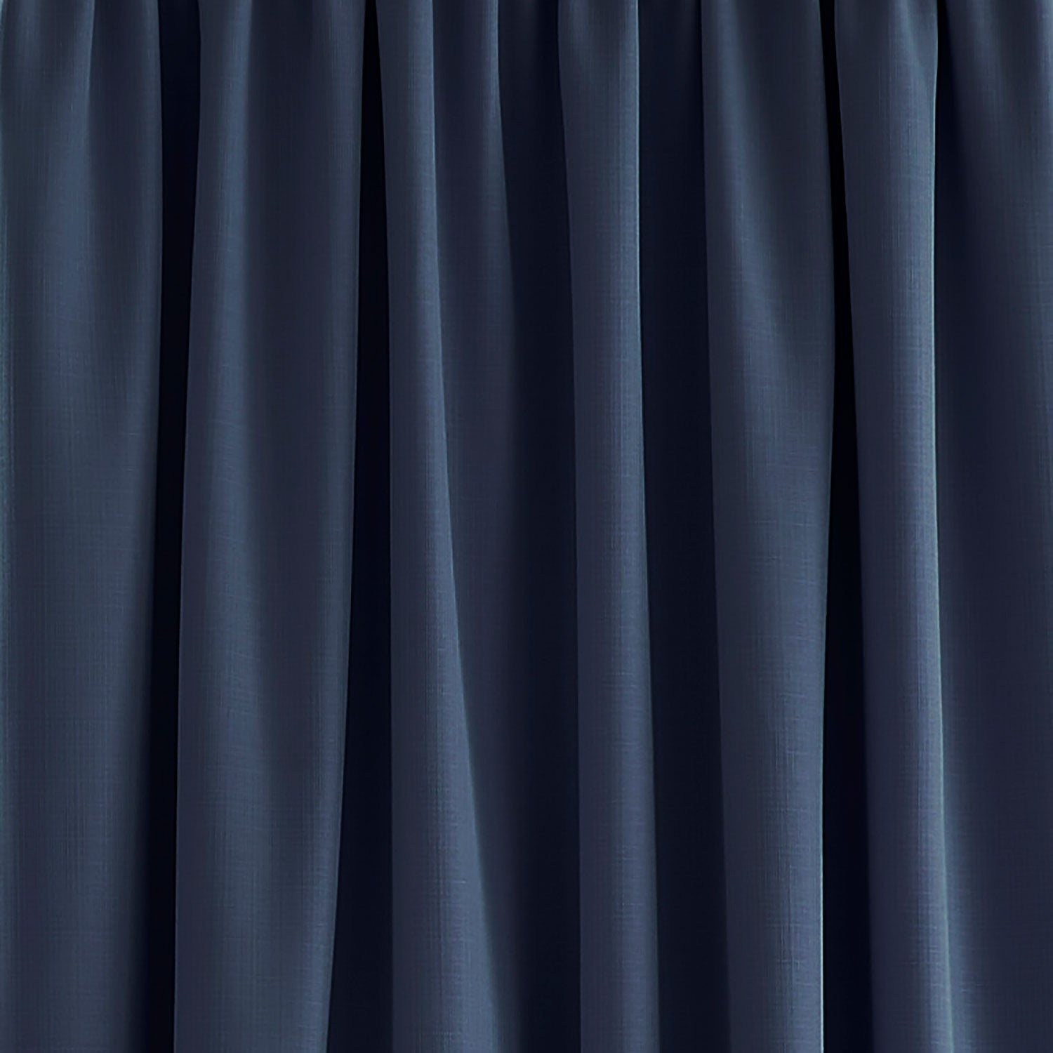 Laura Ashley Stephanie Midnight Blue Blackout Pencil Pleat Curtain
