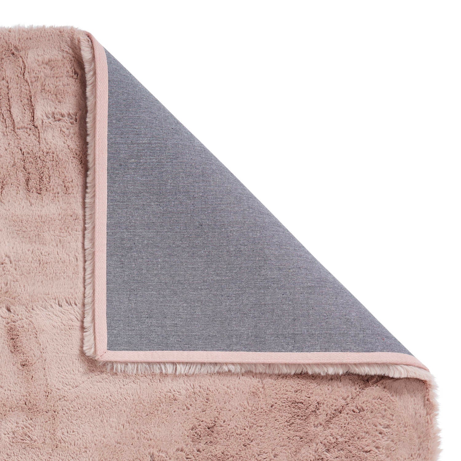 Super Teddy Rose Pink Shaggy Rug