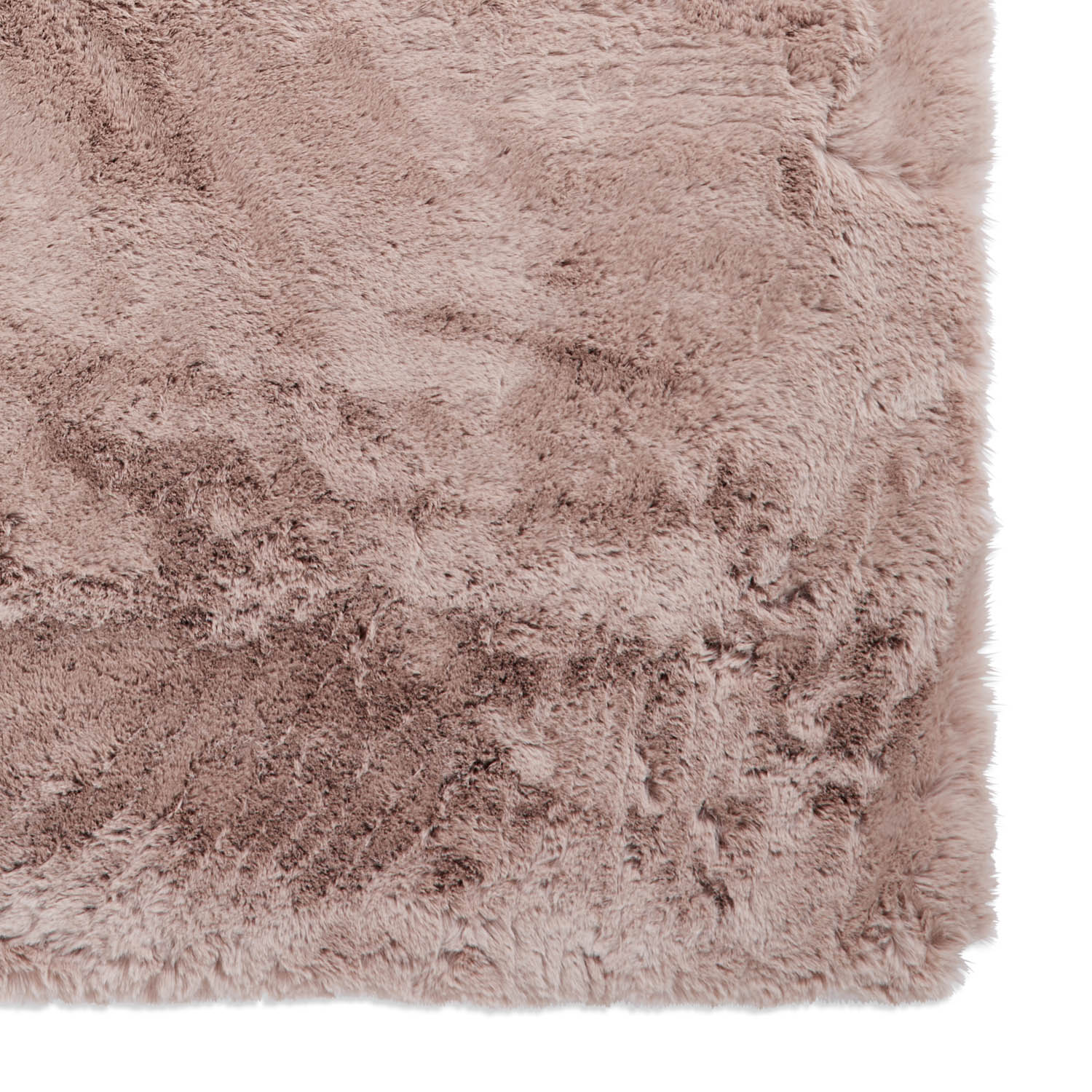 Super Teddy Rose Pink Shaggy Rug