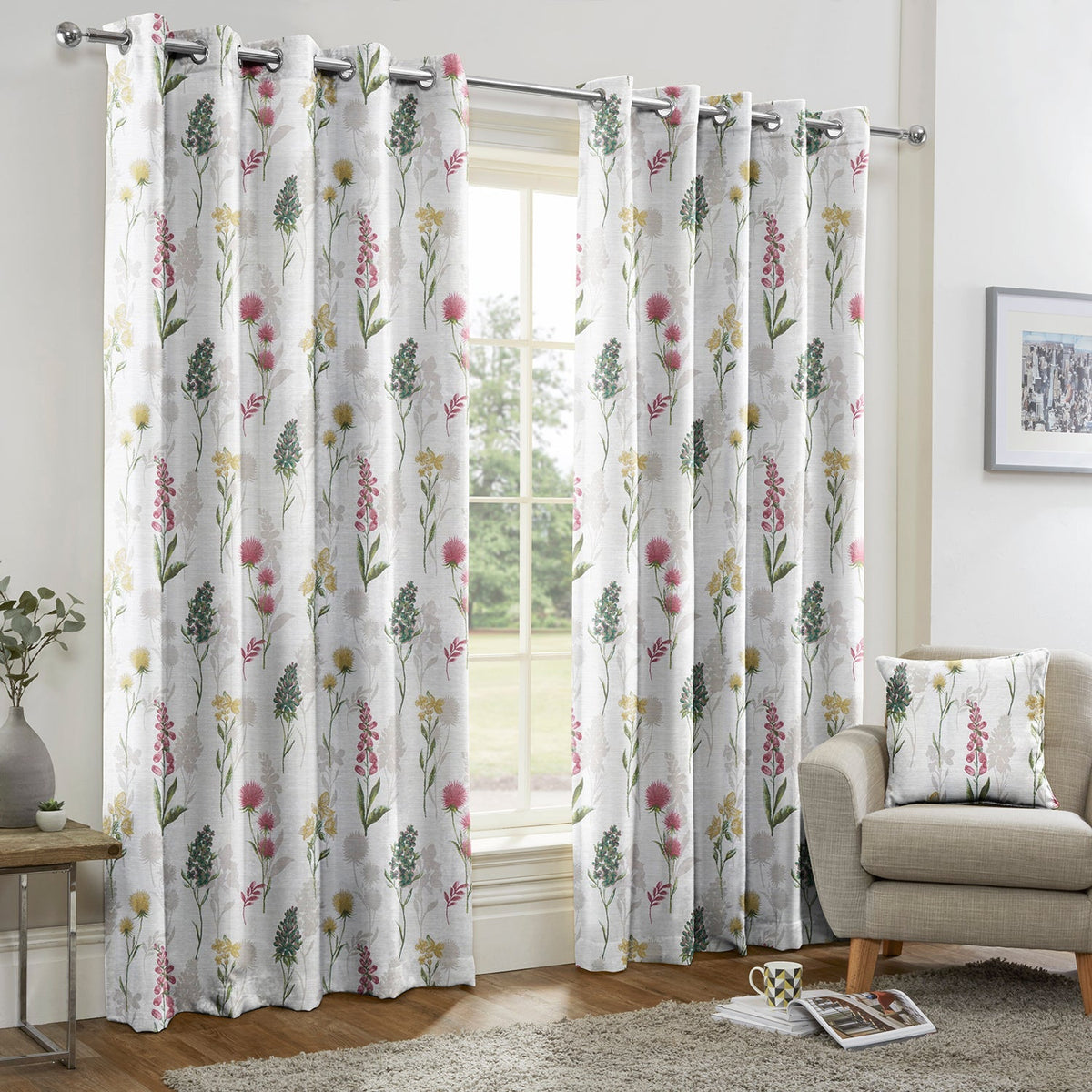 Toulon Pink Made to Measure Curtains