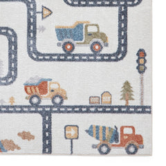 Vida Kids Road Map Recycled Rug