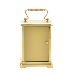 Carriage Clock Gold With White Dial