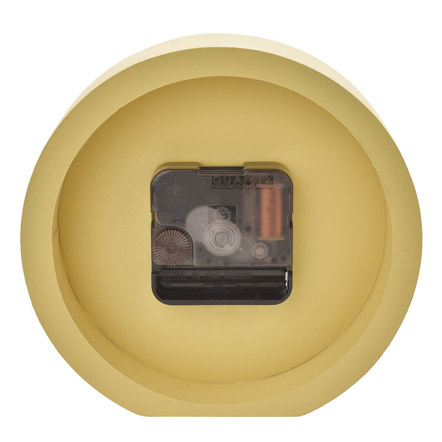Interval Minimalist Yellow Desk Clock