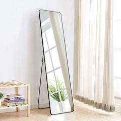Black Full Length Floor Mirror