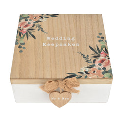 Love Story Wedding Keepsakes Box