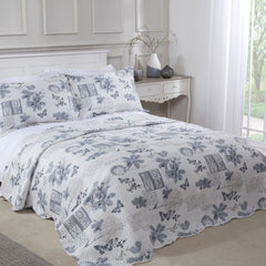 Wordsworth Quilted Patchwork Bedspread Set