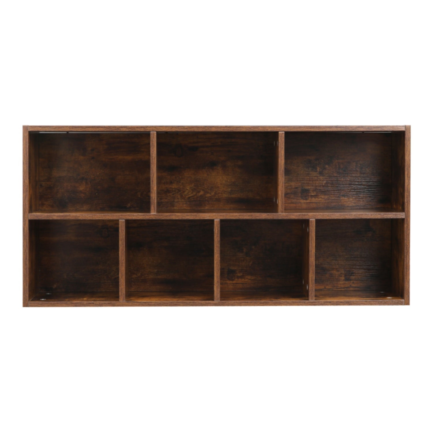 Retro 7-Cube Bookcase Storage Unit