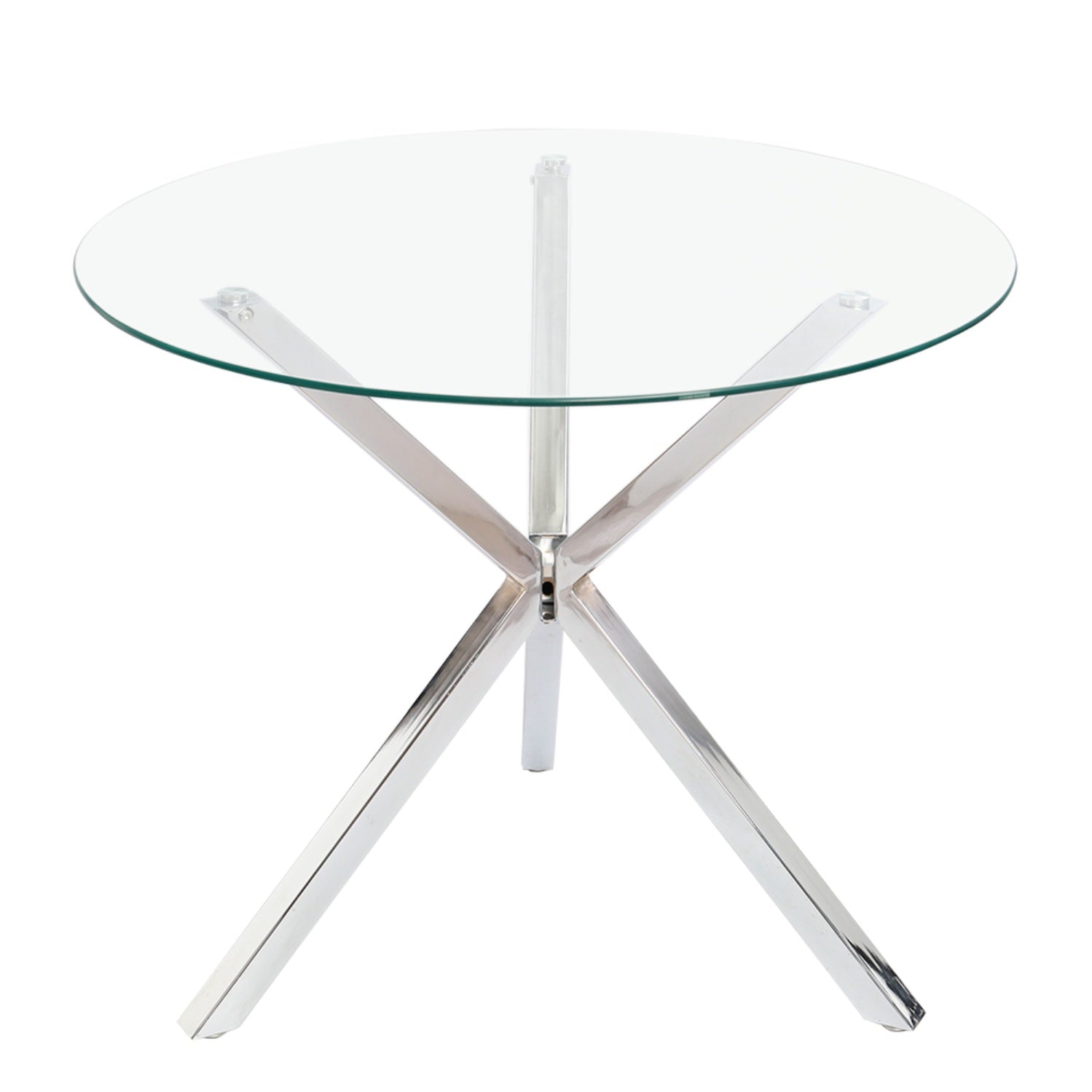 Round Tempered Glass Coffee Table