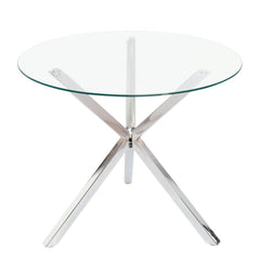 Round Tempered Glass Coffee Table