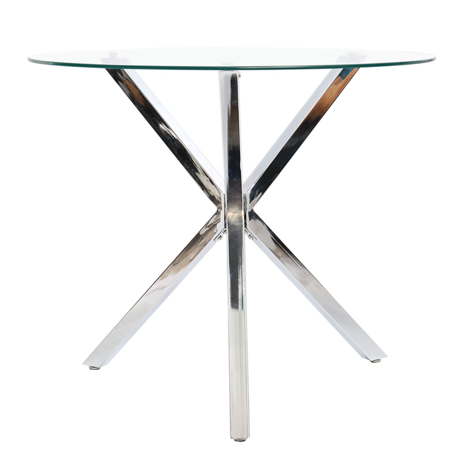 Round Tempered Glass Coffee Table