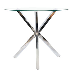 Round Tempered Glass Coffee Table
