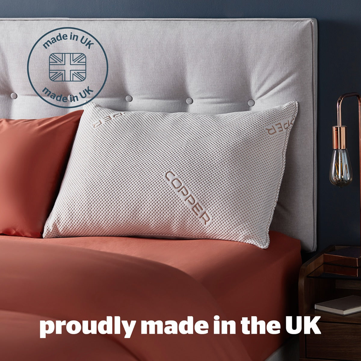 Silentnight Wellbeing Copper Infused Pillow - Medium Support