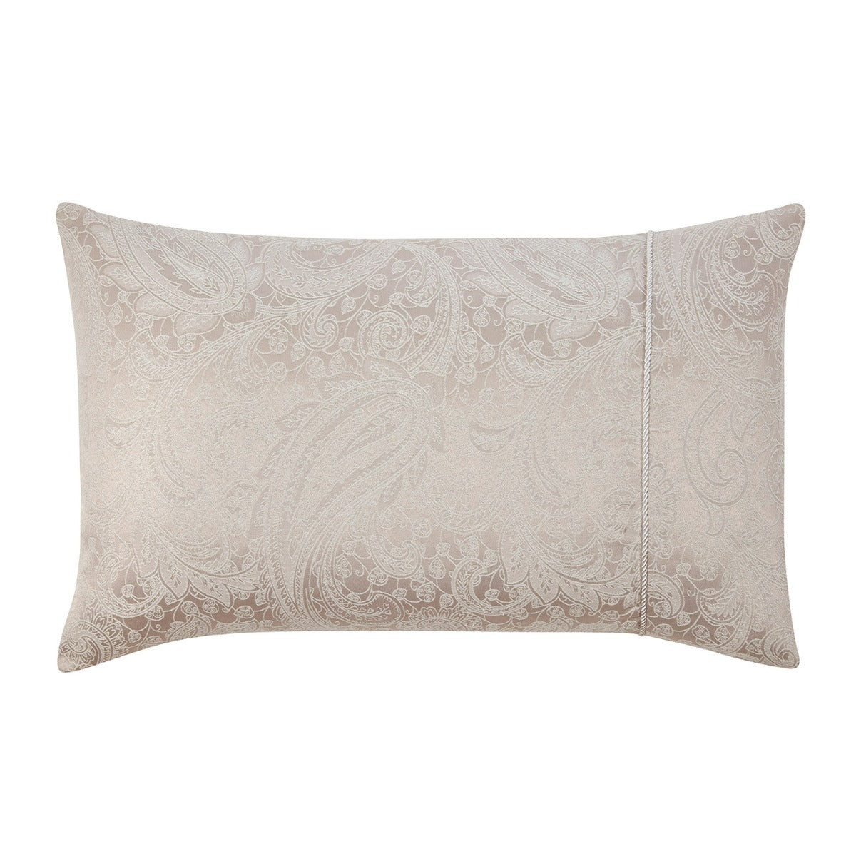 Paisley Natural Jacquard Housewife Pillowcases (Pair)