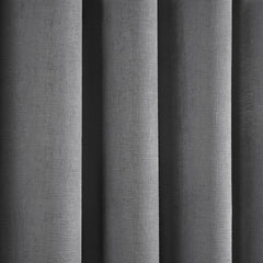 Strata Silver Grey Dim Out Eyelet Curtains