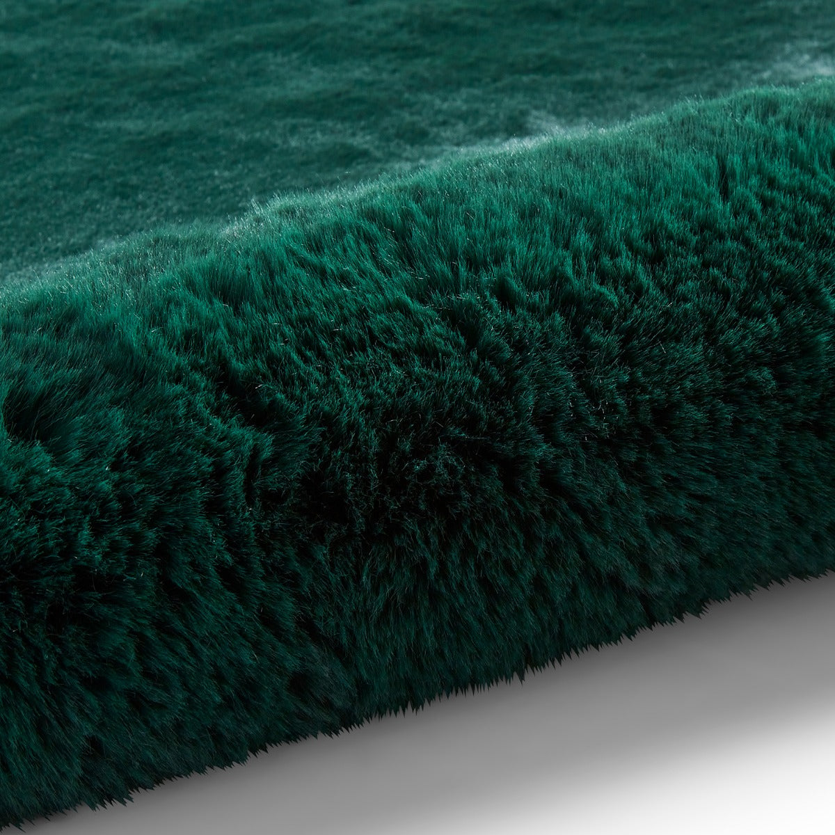 Super Teddy Emerald Green Shaggy Rug