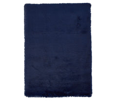 Super Teddy Navy Blue Shaggy Rug