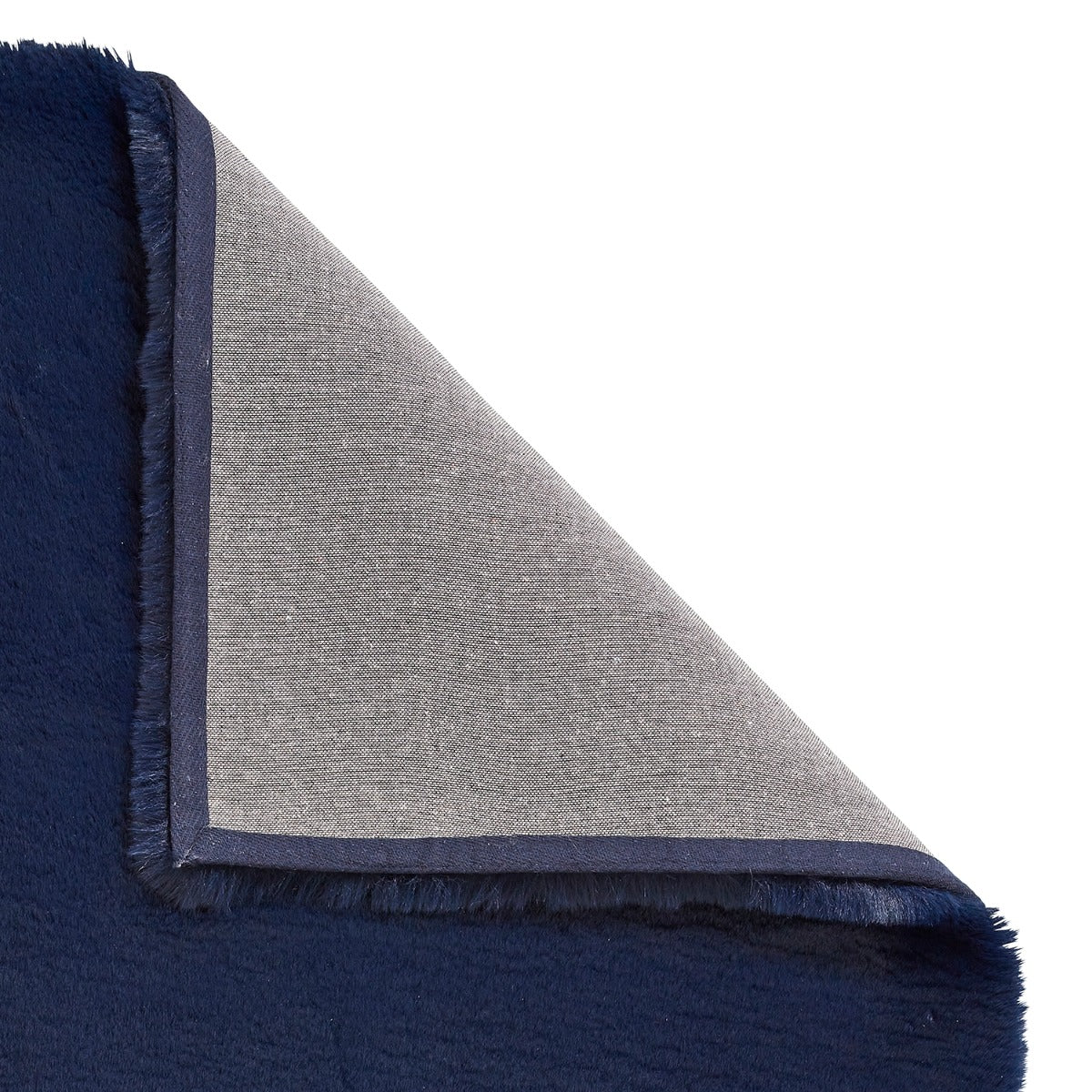 Super Teddy Navy Blue Shaggy Rug