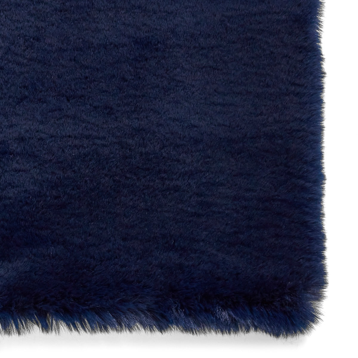 Super Teddy Navy Blue Shaggy Rug