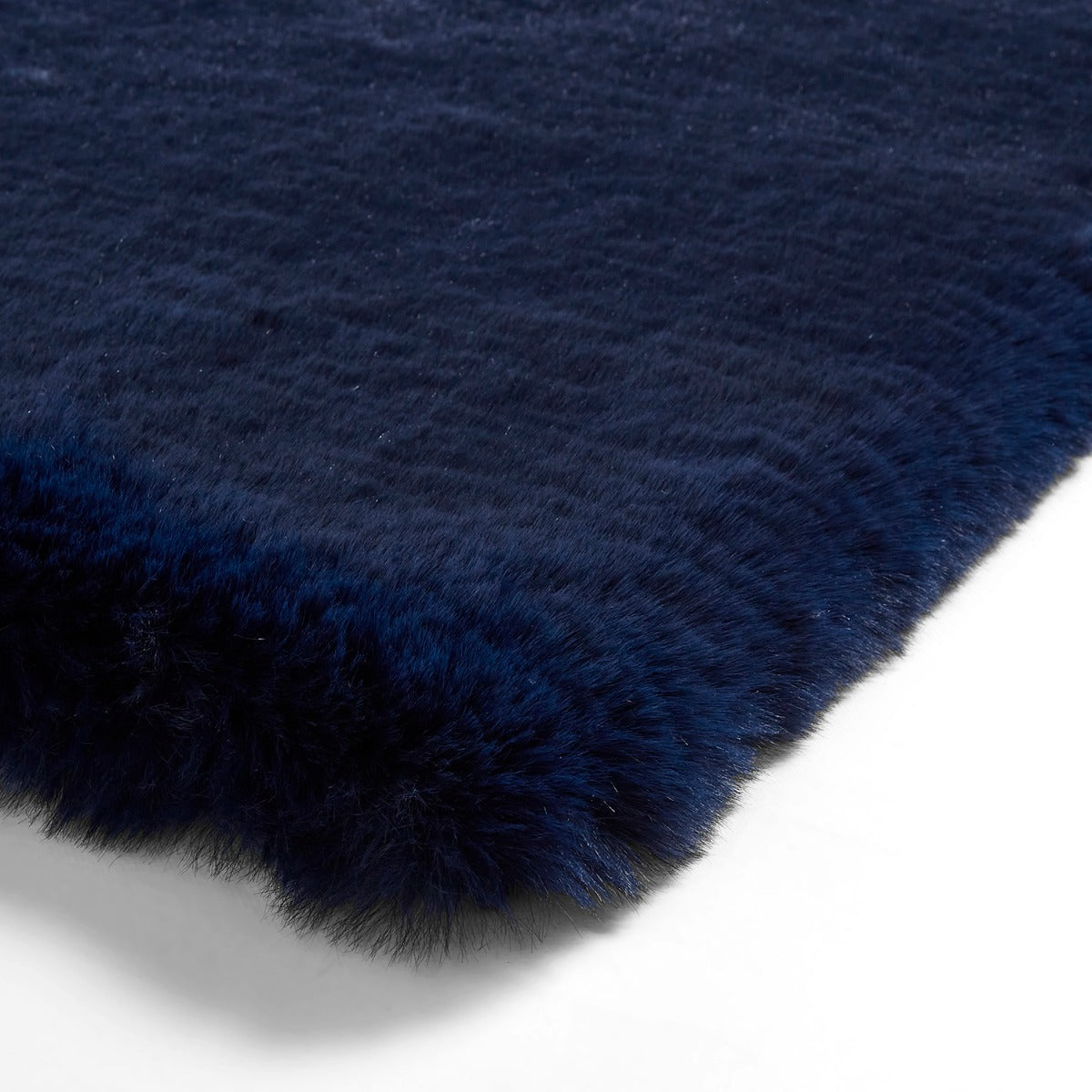 Super Teddy Navy Blue Shaggy Rug