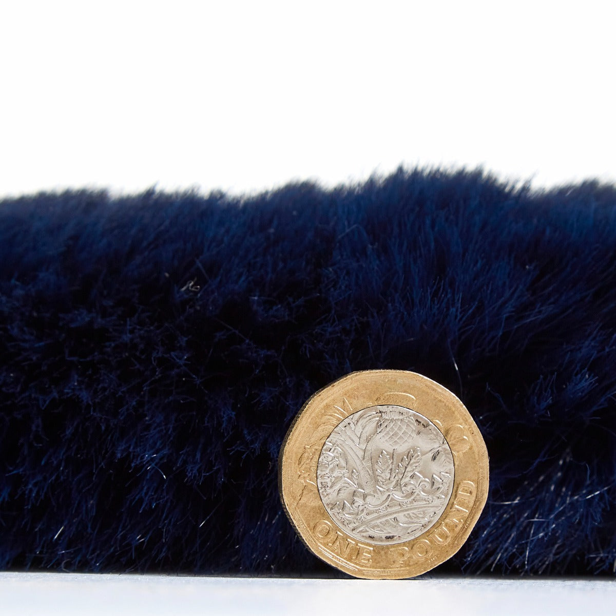 Super Teddy Navy Blue Shaggy Rug