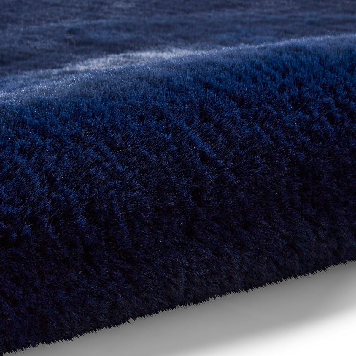 Super Teddy Navy Blue Shaggy Rug
